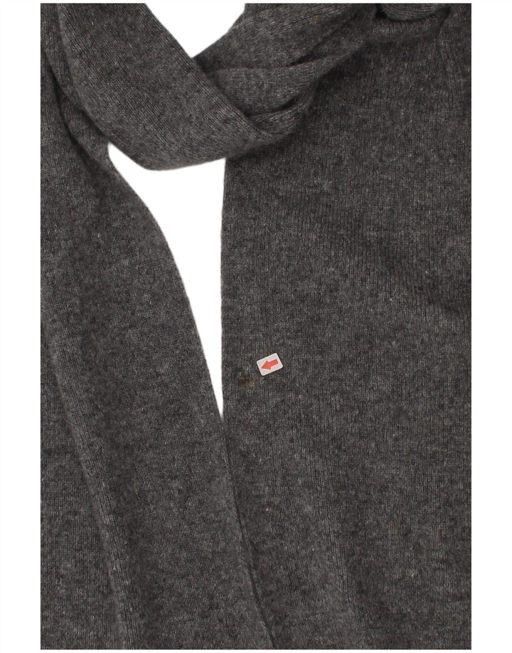 Benetton Mens Rectangle Scarf One Size Grey Classic