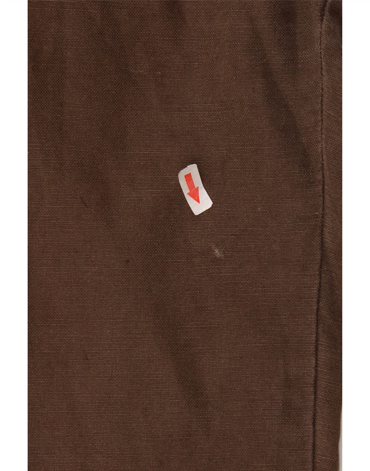 Gap Mens Regular Loose Fit Bermuda Shorts Medium W32 Brown Linen