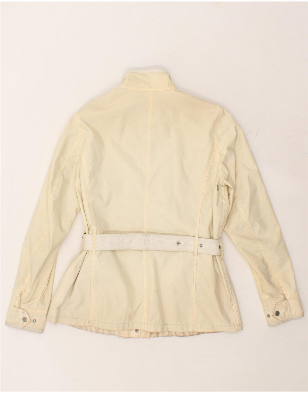 BELSTAFF Womens Utility Jacket EU 42 Large Off White Nylon Vintage Belstaff and Second-Hand Belstaff from Messina Hembry 