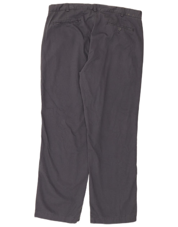 J. CREW Mens Straight Chino Trousers W38 L32 Grey Cotton