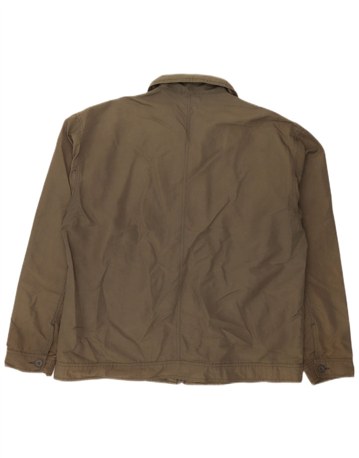 Rifle Mens Khakis Bomber Jacket UK 42 XL Khaki Polyamide