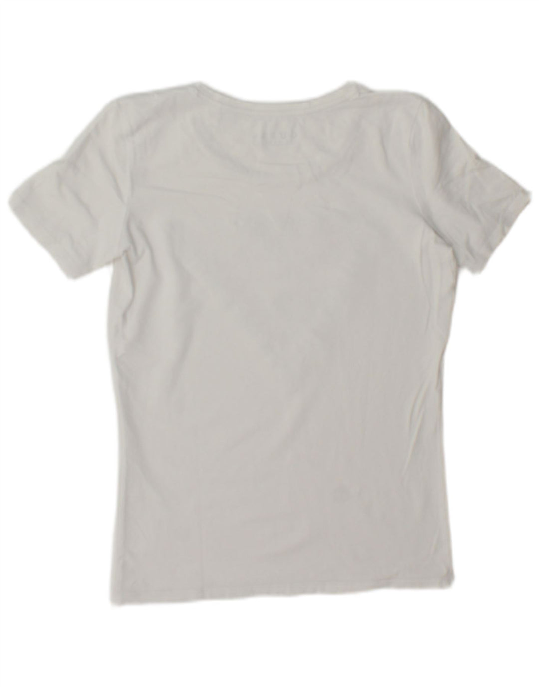 Guess Womens Graphic T-Shirt Top UK 12 Medium White