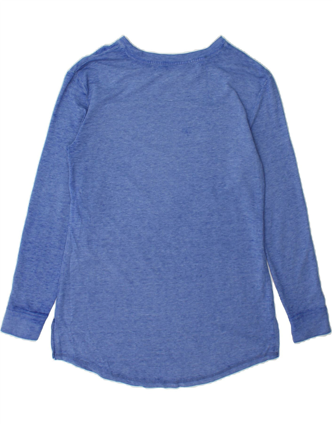 GENUINE MERCHANDISE Mens Graphic Top Long Sleeve Medium Blue Vintage Genuine Merchandise and Second-Hand Genuine Merchandise from Messina Hembry 