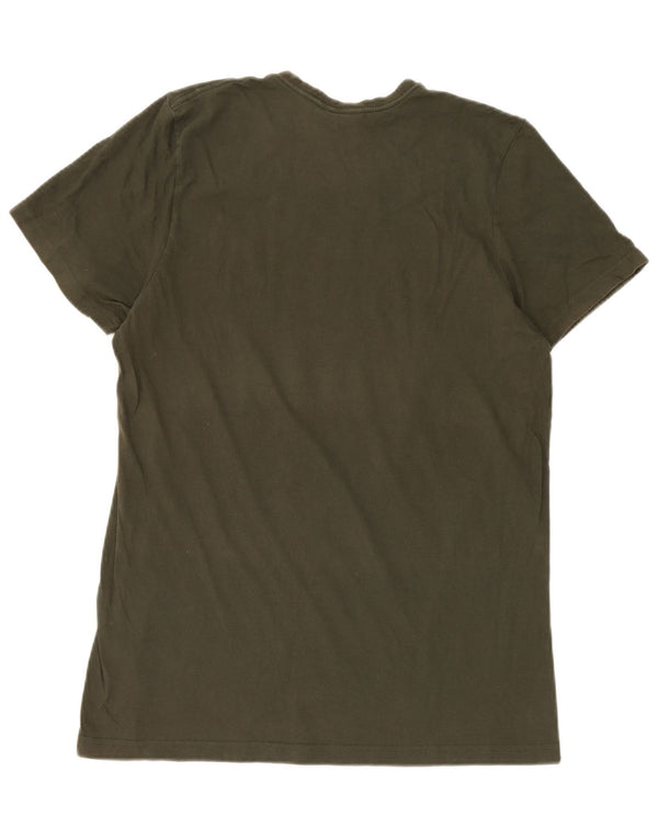 Adidas Mens Graphic T-Shirt Top Large Khaki
