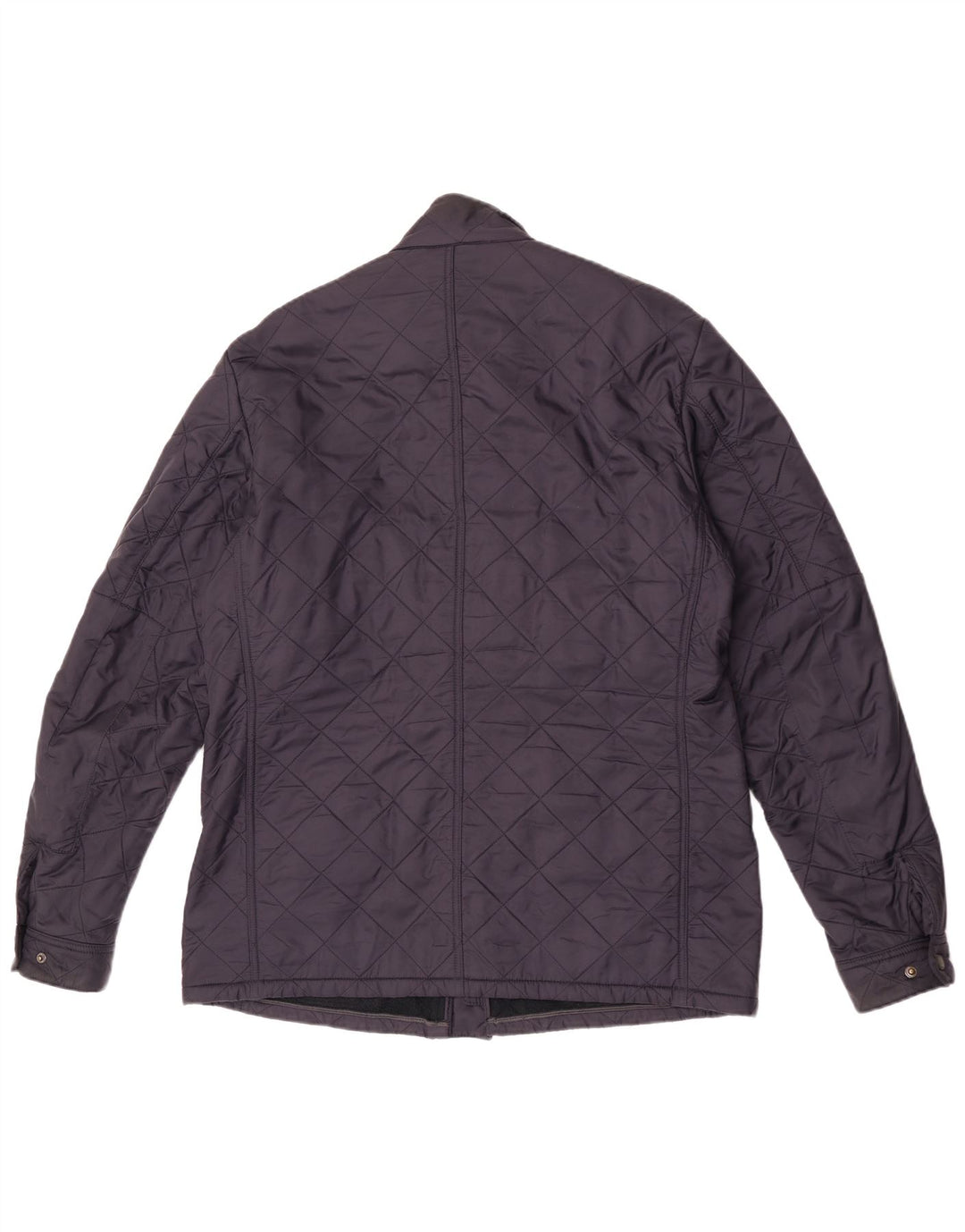 Barbour Mens Quilted Jacket UK 42 XL Navy Blue Polyester