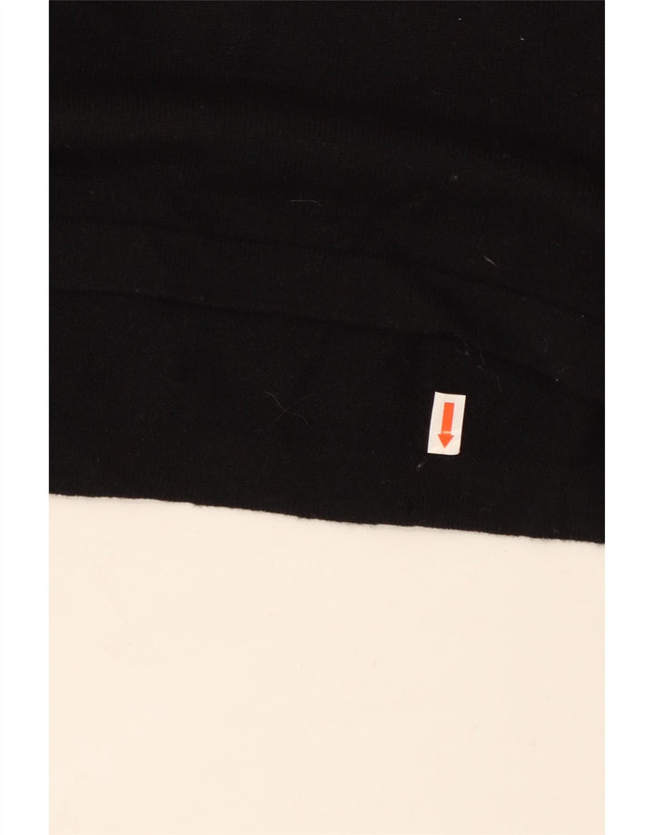 FRED PERRY Womens Polo Shirt UK 10 Small Black