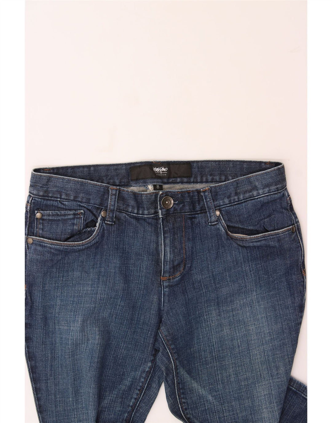 MOSSIMO Womens Slim Jeans US 8 Medium W30 L33 Blue Cotton Vintage Mossimo and Second-Hand Mossimo from Messina Hembry 