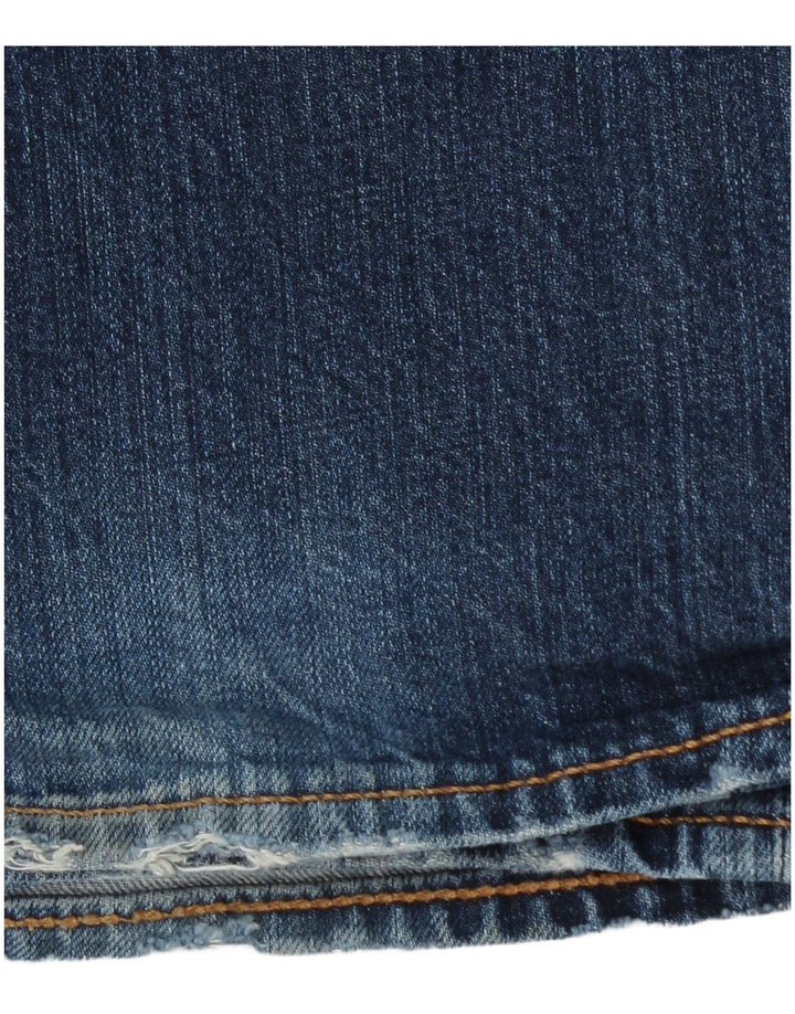 Levi's Mens 504 Straight Jeans W34 L32 Blue Cotton