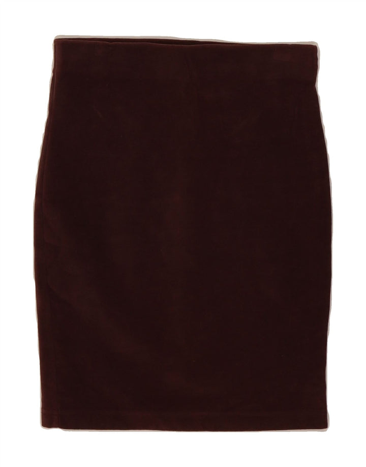 VINTAGE Womens Pencil Skirt W26 Small Brown Vintage Vintage and Second-Hand Vintage from Messina Hembry 