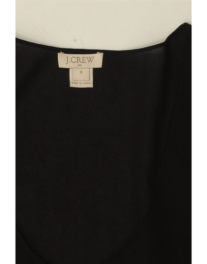 J. CREW Womens Sleeveless Blouse Top US 8 Medium Black Polyester Vintage J. Crew and Second-Hand J. Crew from Messina Hembry 