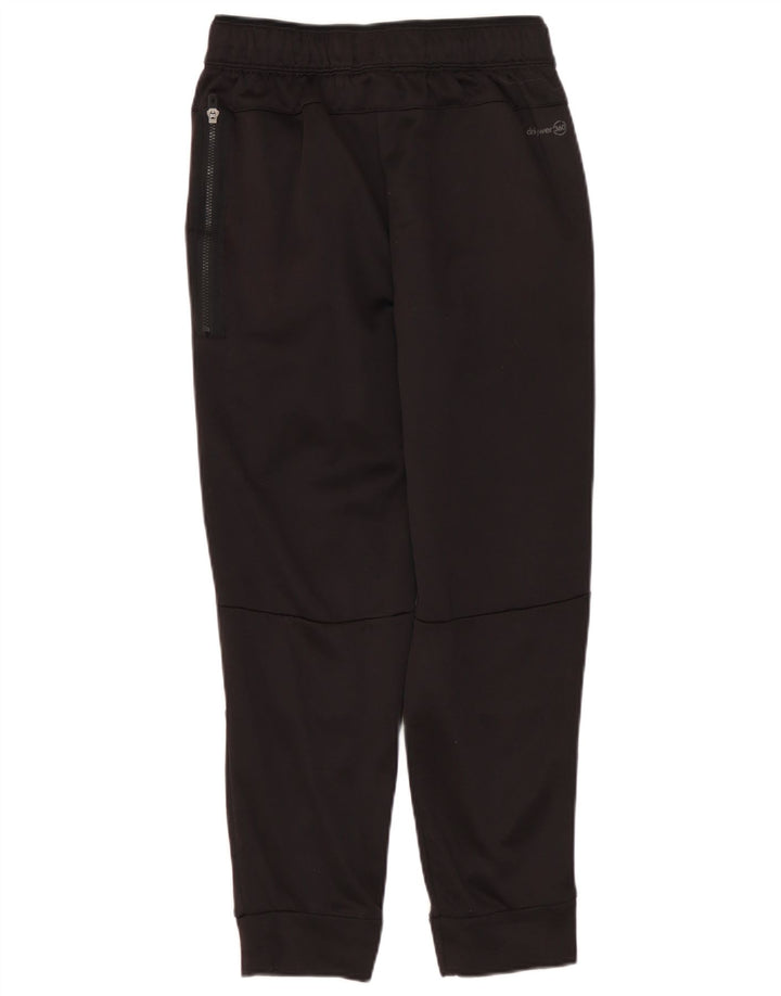 RUSSELL ATHLETIC Boys Tracksuit Trousers Joggers 10-11 Years Large Black