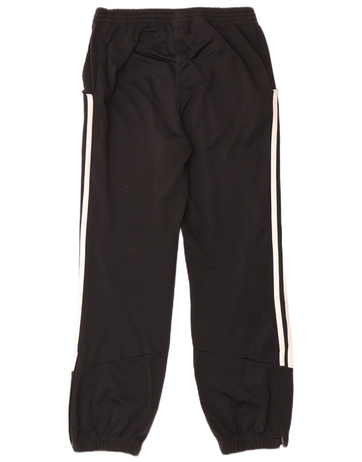 Adidas Boys Tracksuit Trousers Joggers 11-12 Years  Black Polyester