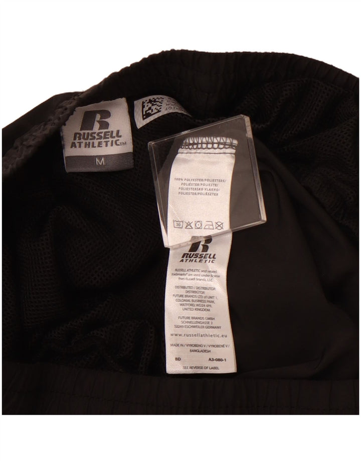 RUSSELL ATHLETIC Mens Sport Shorts Medium  Black Polyester