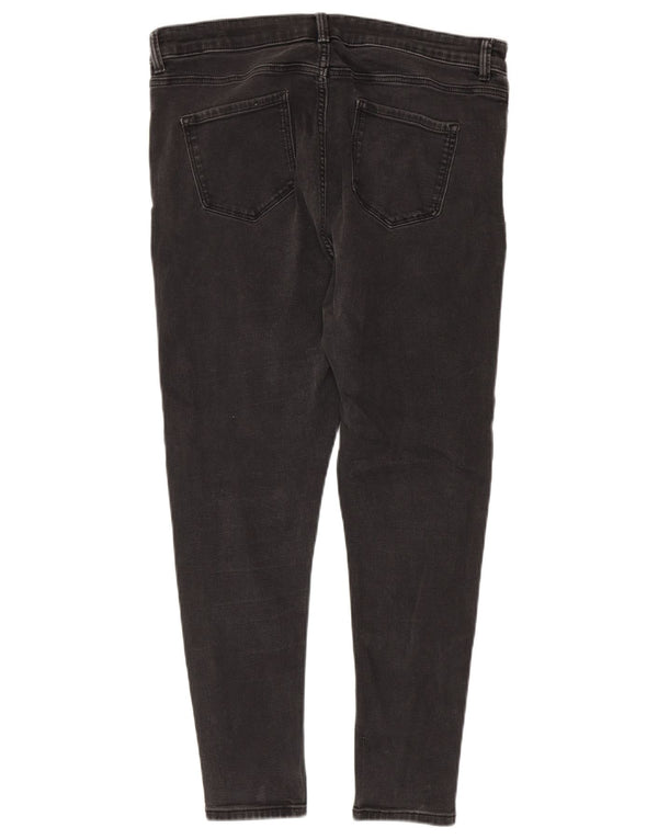 Marks & Spencer Womens The Carrie Skinny Jeans UK 16 Large W34 L26 Grey
