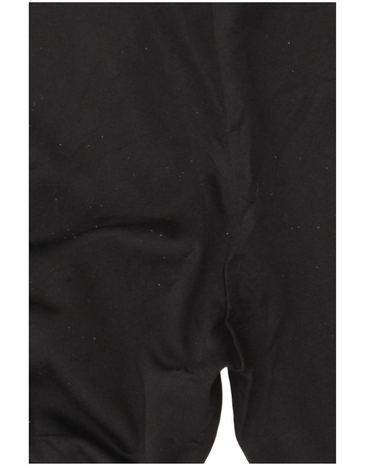Nike Womens Capri Tracksuit Trousers US 8/10 Medium  Black Polyester
