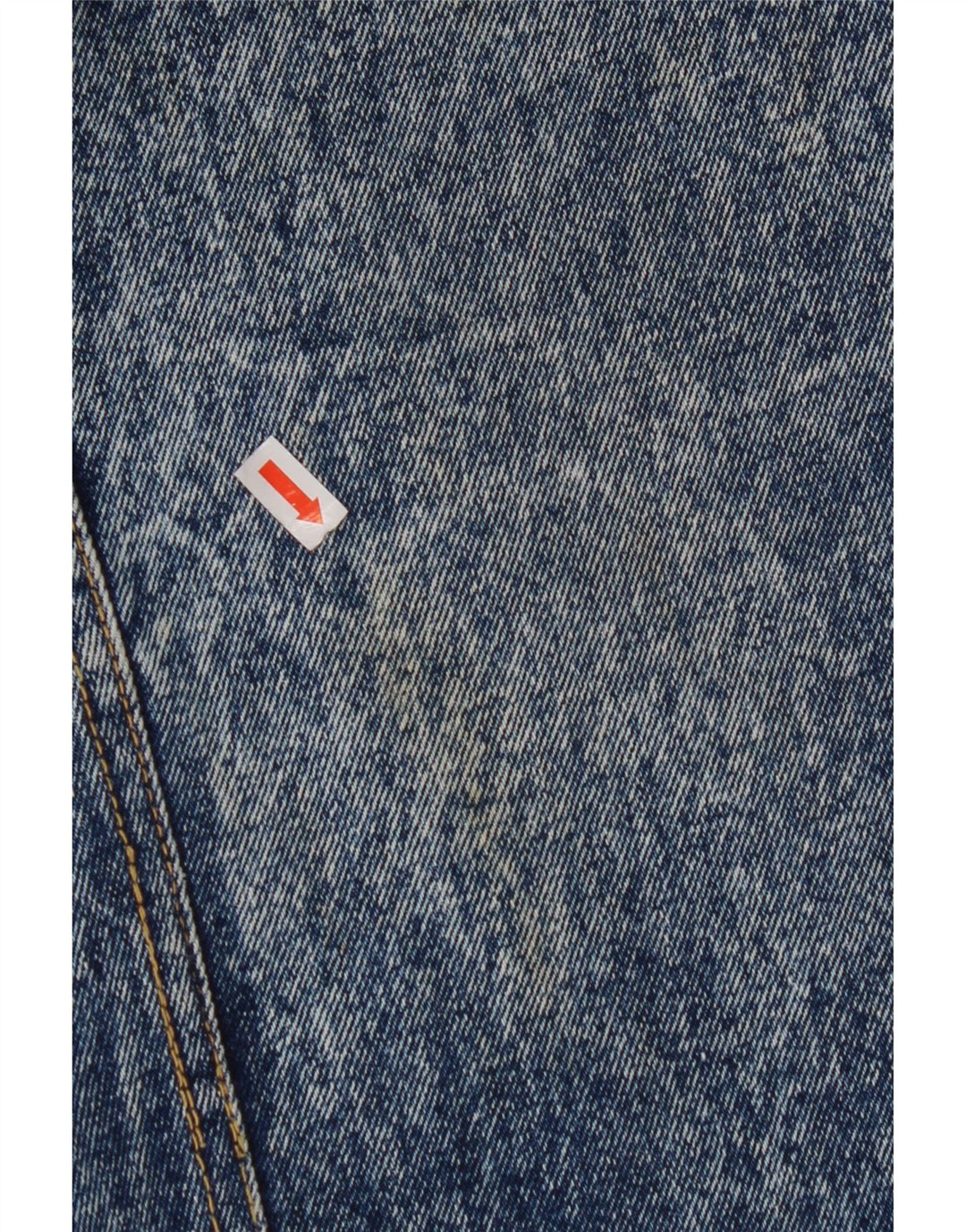 VINTAGE Womens Denim Skirt W32 Large Blue