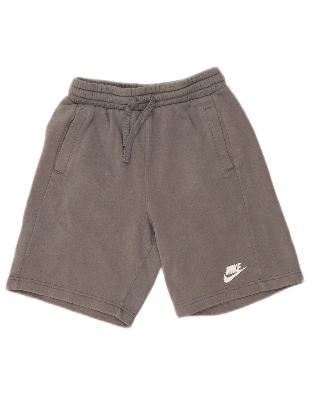 NIKE Boys Sport Shorts 10-11 Years Grey Cotton