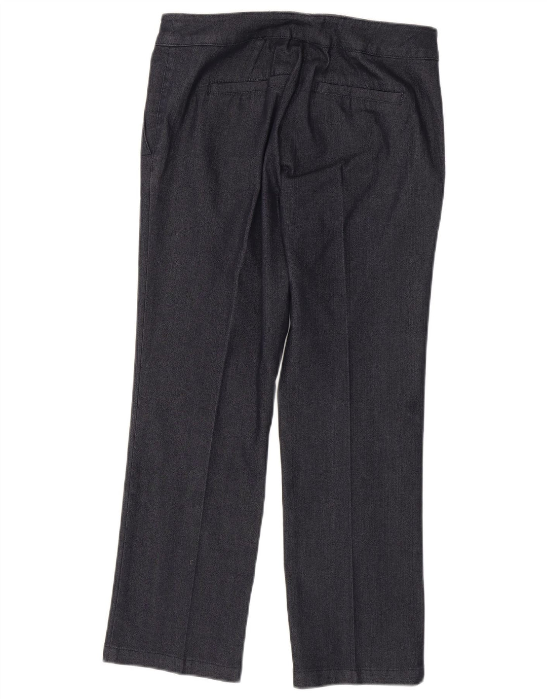MAX & CO. Womens Low Waist Straight Casual Trousers W30 L26 Navy Blue