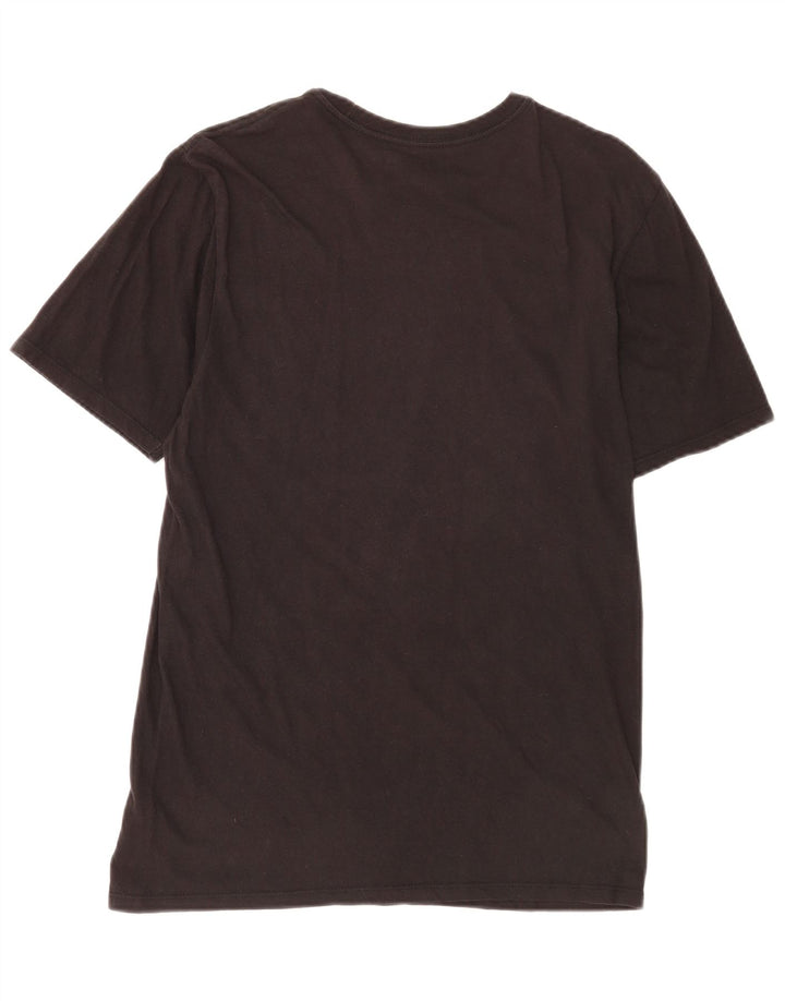 Hurley Mens Graphic T-Shirt Top Medium Black Cotton