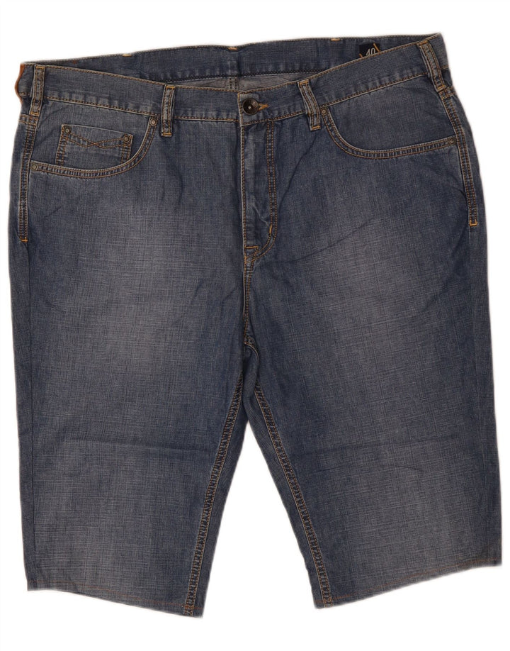 Rifle Mens Denim Shorts W40 XL Blue
