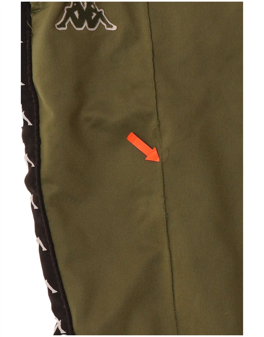 KAPPA Mens Graphic Tracksuit Trousers Joggers Large Green Colourblock