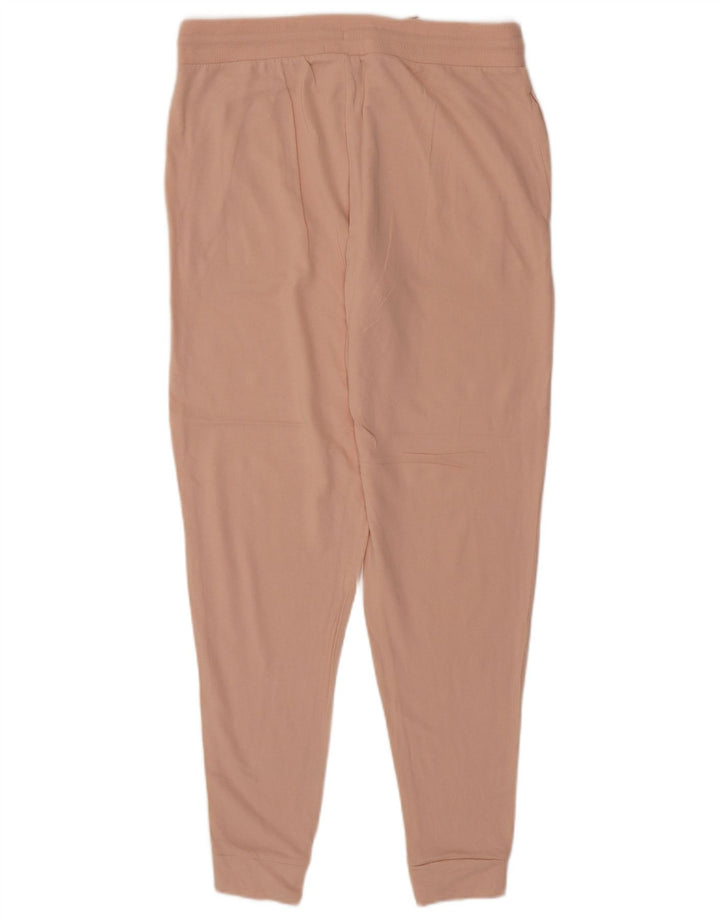 TOMMY HILFIGER Womens Tracksuit Trousers Joggers UK 14 Large  Pink Cotton