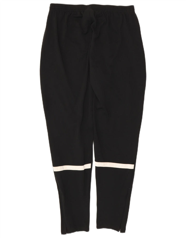 NIKE Mens Dri Fit Tracksuit Trousers Medium  Black Colourblock Polyester