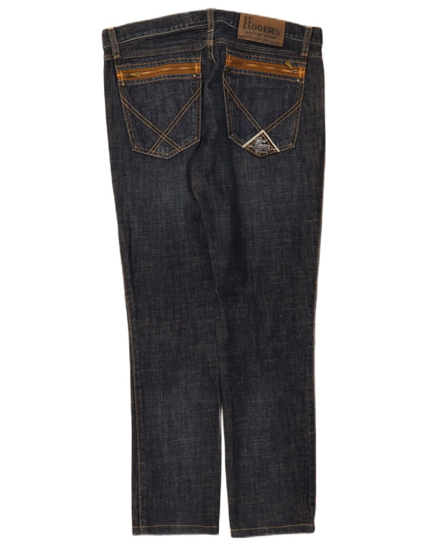 Roy Rogers Womens Slim Jeans W32 L29 Blue Cotton