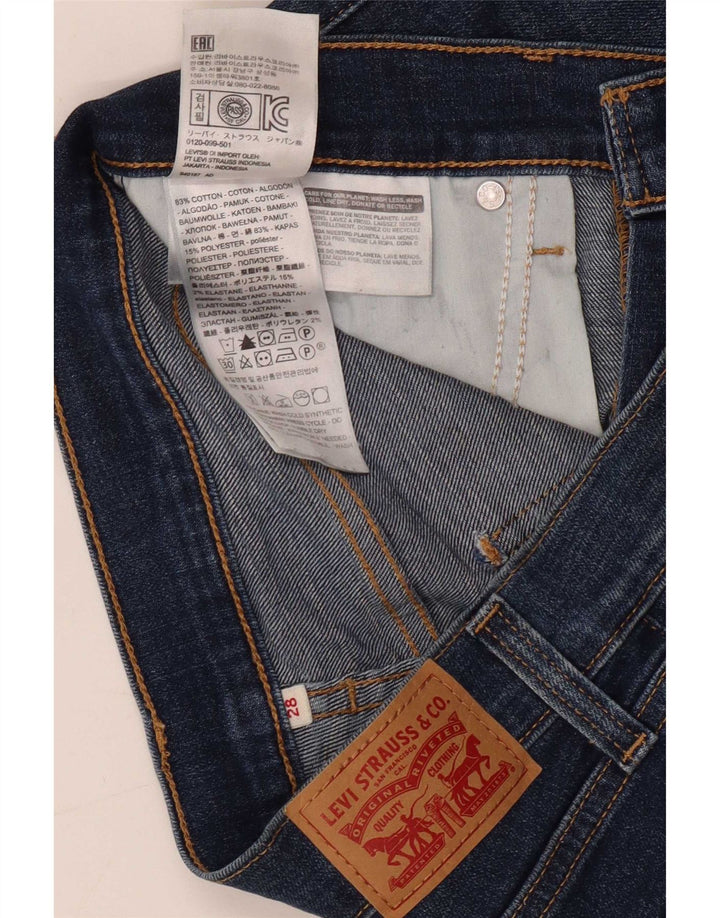 Levi's Womens Denim Shorts W28 Medium Blue Cotton