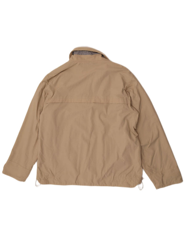 Murphy & Nye Mens Bomber Jacket UK 40 Large Beige Nylon