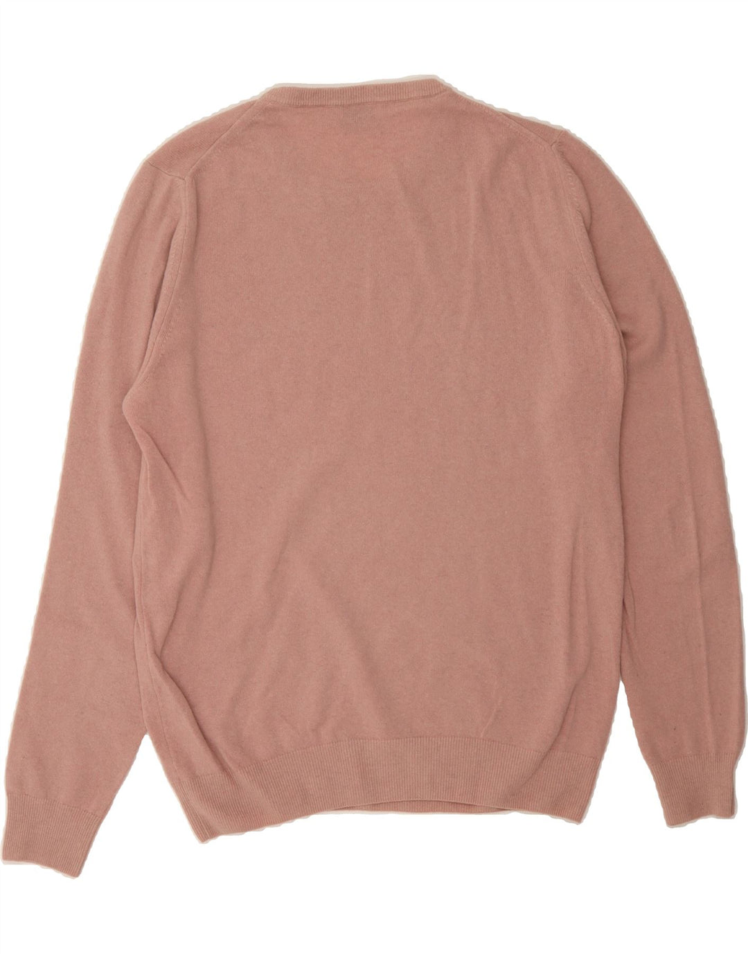 BROOKSFIELD Mens Crew Neck Jumper Sweater IT 52 Large Pink Vintage Brooksfield and Second-Hand Brooksfield from Messina Hembry 