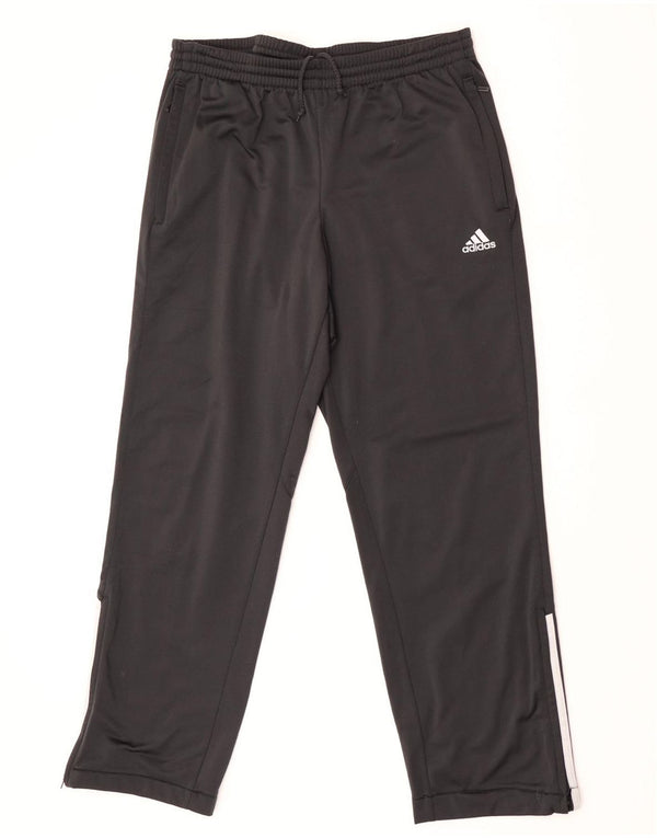 Adidas Mens Tracksuit Trousers UK 44/46 Large  Black Polyester