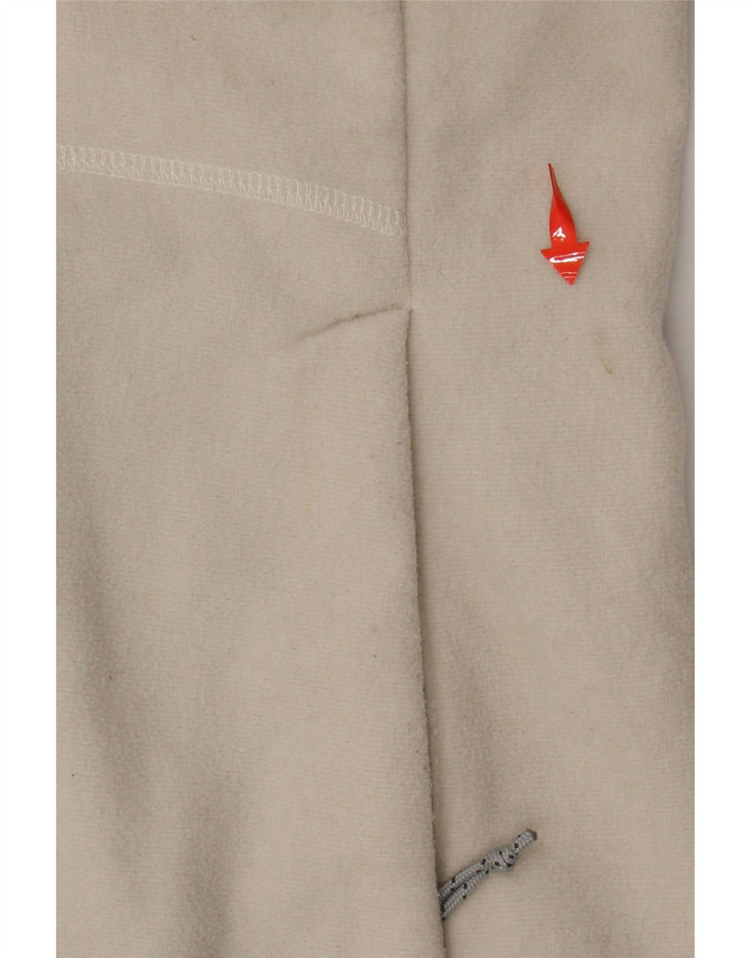 COLUMBIA Womens Interchange Fleece Jacket UK 10 Small Off White Polyester