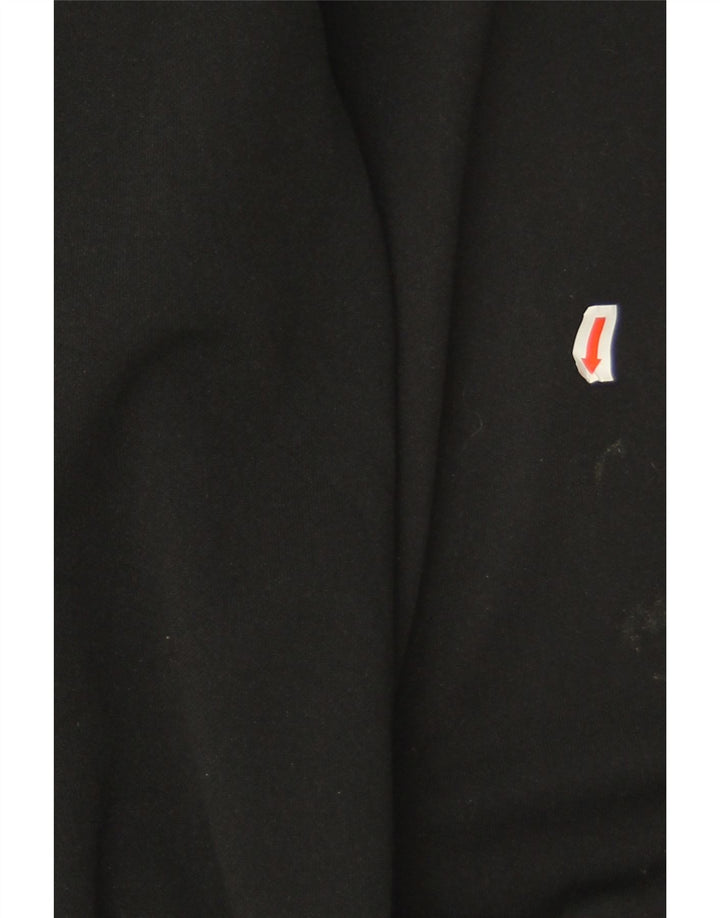 Lotto Mens Zip Neck Sweatshirt Jumper XL Black Polyester