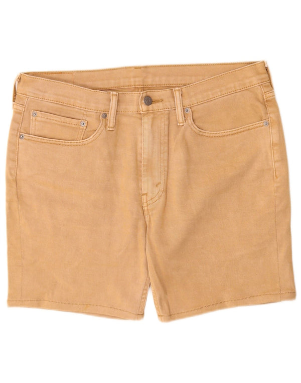Levi's Mens 514 Denim Shorts W34 Large Beige Cotton