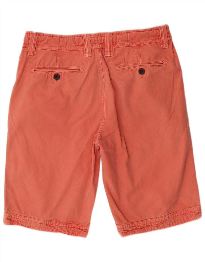 FAT FACE Mens Chino Shorts W32 Medium  Pink Cotton
