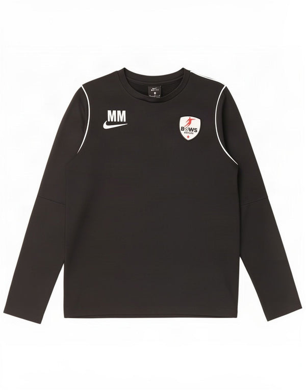 Nike Boys Bows Soccer Graphic Top Long Sleeve 13-14 Years XL Black