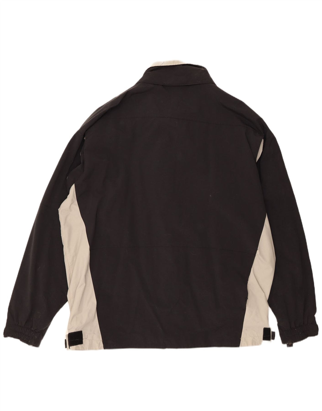 Kappa Mens Bomber Jacket UK 46 3XL Black Colourblock