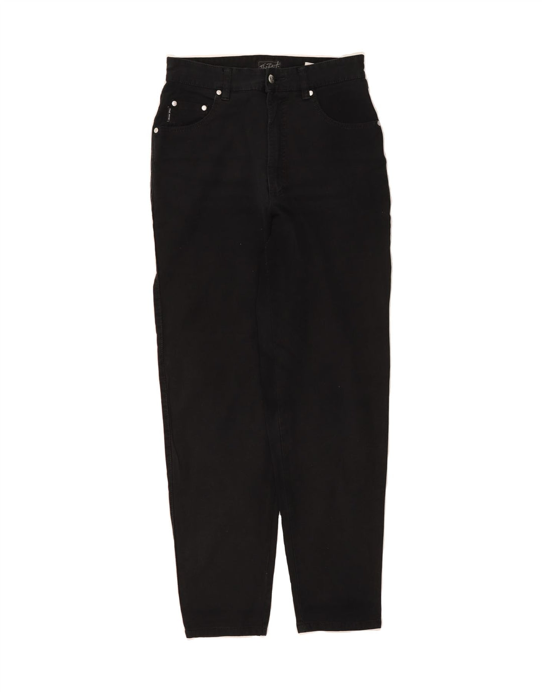 VINTAGE Womens Tapered Jeans EU 40 Medium W28 L30 Black Vintage Vintage and Second-Hand Vintage from Messina Hembry 