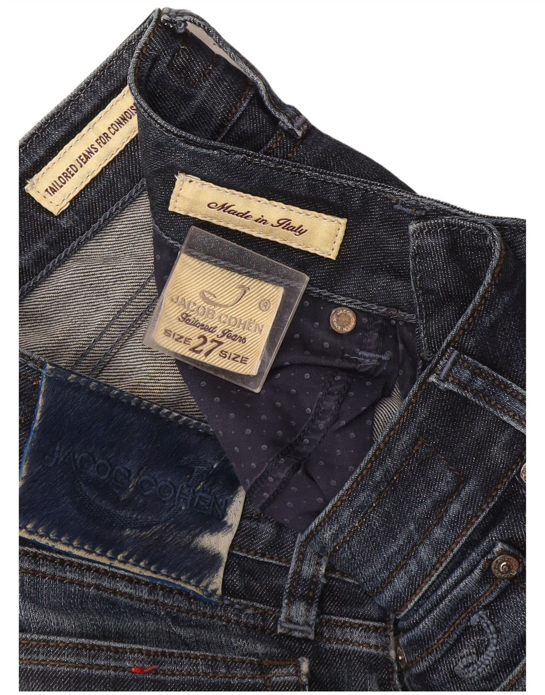 Jacob Cohen Womens Slim Jeans W27 L28 Blue Cotton