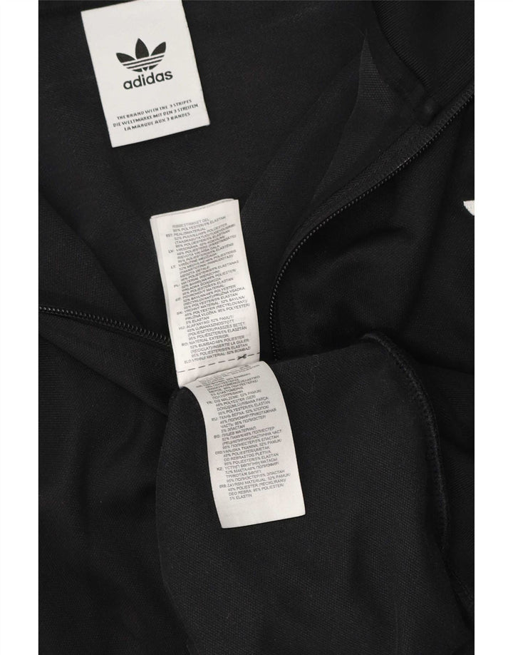 Adidas Mens Tracksuit Top Jacket 2XL Black Polyester