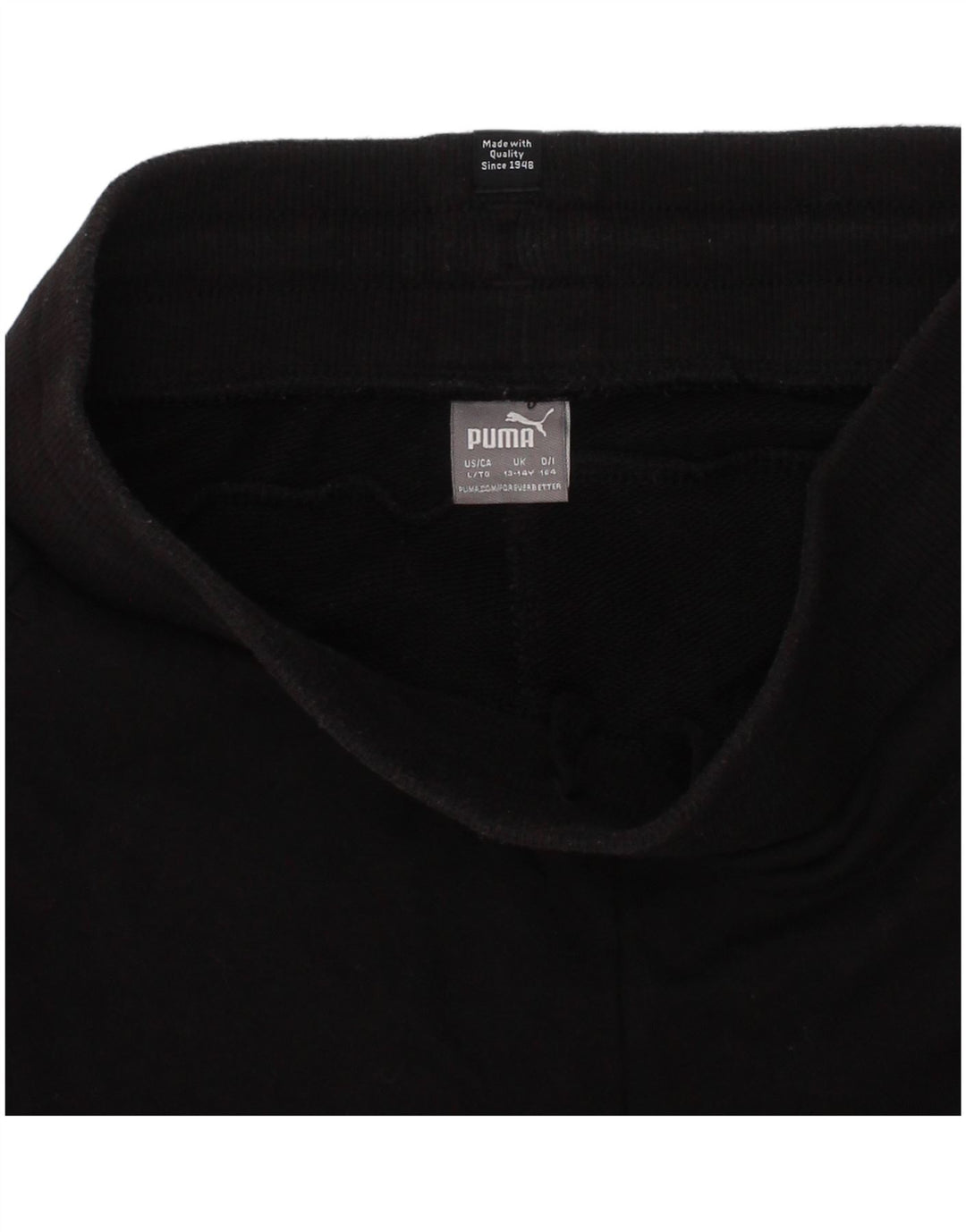 Puma Girls Sport Shorts 13-14 Years Black Cotton