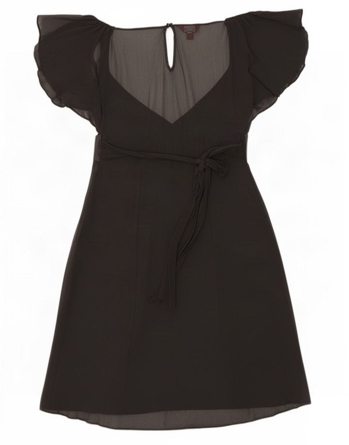 Monsoon Womens Empire Dress UK 12 Medium Black