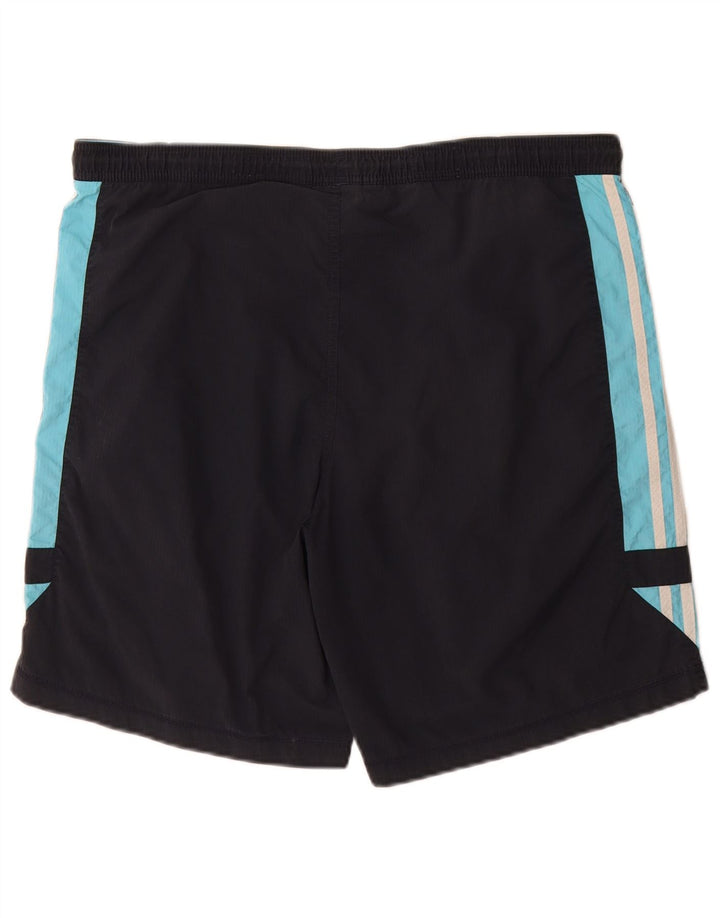 Adidas Mens Sport Shorts Medium Navy Blue Colourblock Polyamide
