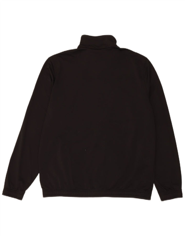 Puma Mens Tracksuit Top Jacket Large Black Colourblock Polyester