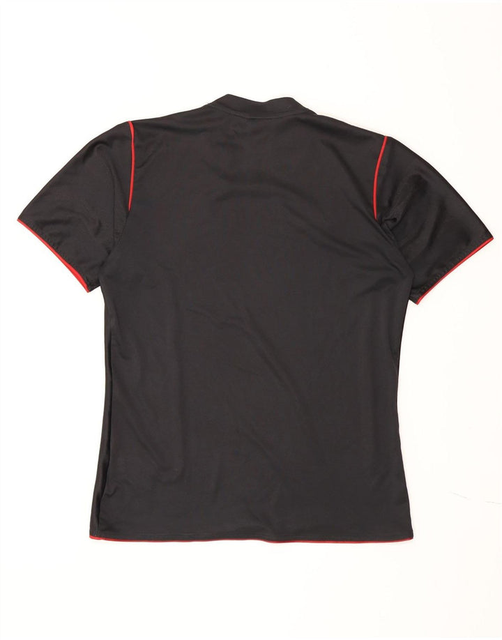 Adidas Mens T-Shirt Top XS Black Polyester