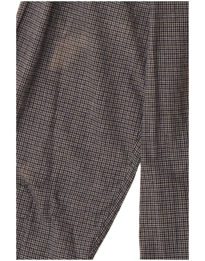 LEVI'S Mens Slim Fit Shirt Large Navy Blue Check Cotton