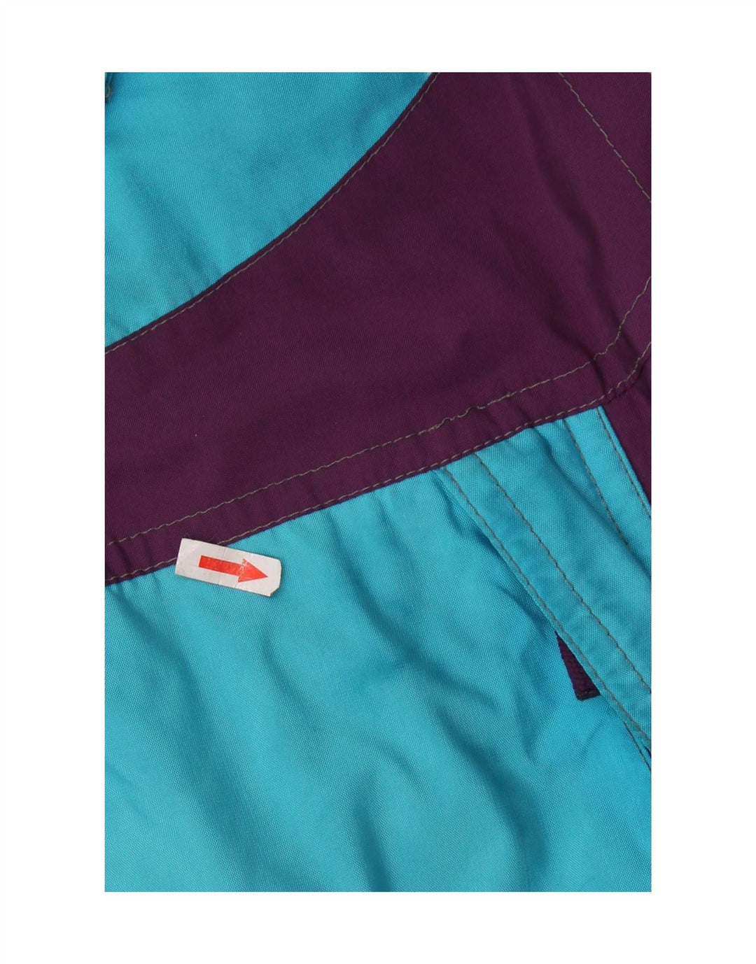 COLMAR Mens Loose Fit Hooded Ski Jacket IT 44 XS Blue Colourblock