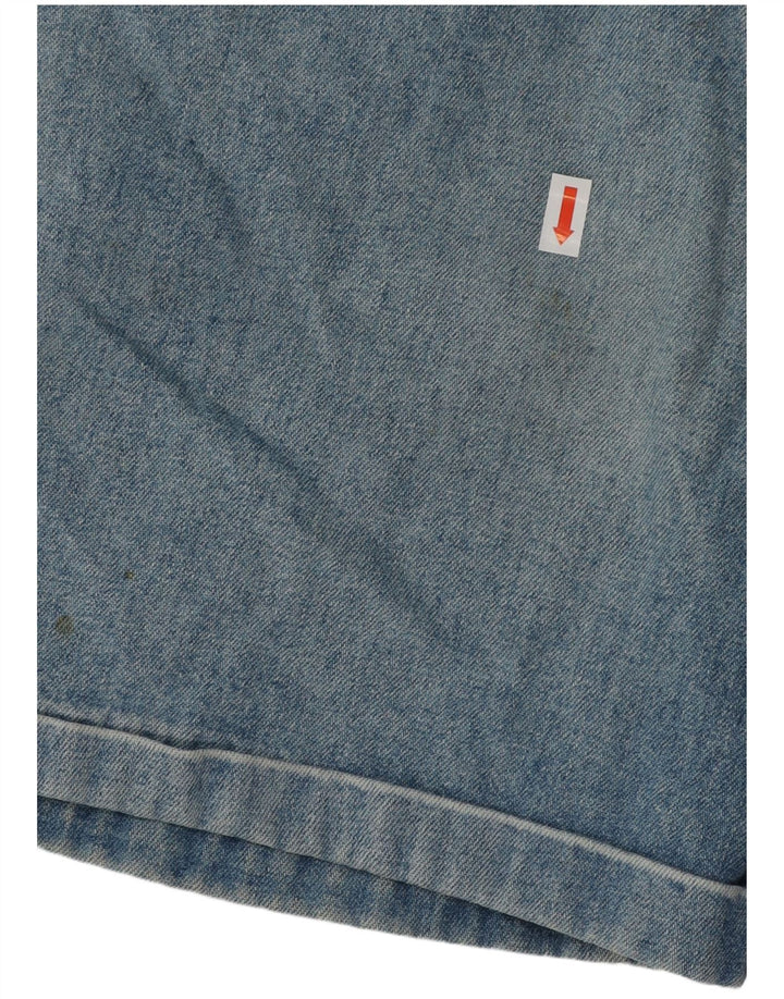 VINTAGE Womens Osaka Dungarees Denim Shorts IT 42 Medium W28  Blue