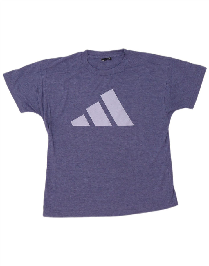 ADIDAS Mens Graphic T-Shirt Top Small Purple